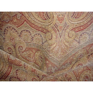 Scalamandre Fr 08803273 Asha Turkish Paisley Chenille Upholstery Fabric- 4-1/2 yards For Sale