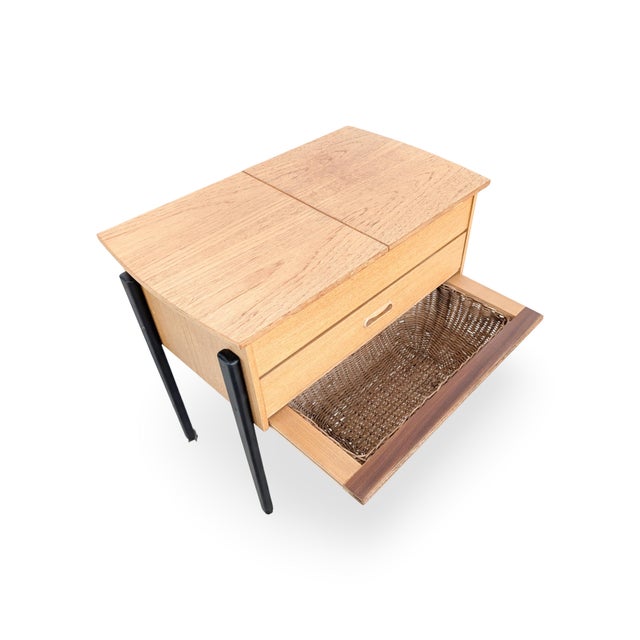 Vintage Side Table in Walnut, 1960s For Sale - Image 8 of 11