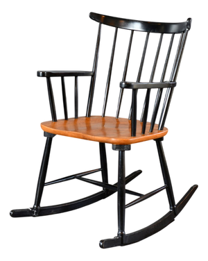 Mid-Century Modern Rocking Chair by Ilmari Tapiovaara, 1950s