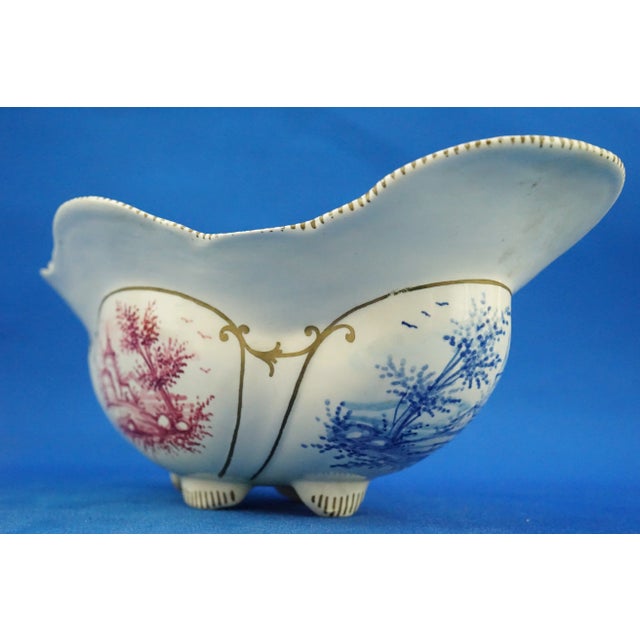 Antique Art Nouveau Ceramic Vase Centerpiece by Angelo Minghetti, 1890s For Sale - Image 11 of 18