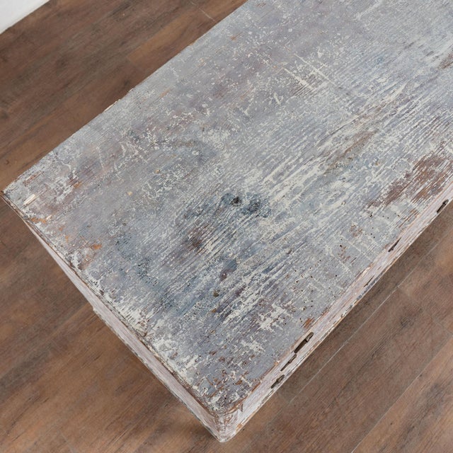 19th Century Swedish Painted Pine Chest of Three Drawers For Sale - Image 4 of 12