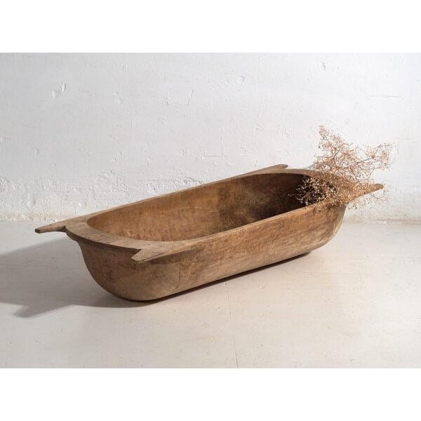Antique Carved Wooden Bowl For Sale - Image 9 of 9