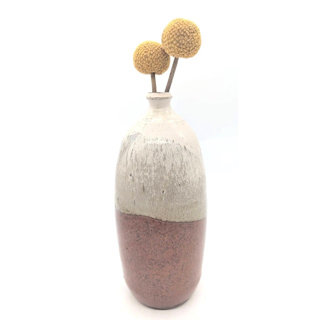Mid-Century Modern Mid 20th Century Drip-Glazed Stoneware Vase For Sale - Image 3 of 11