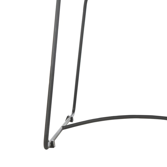 Rattan Barrel Dining Chair in Natural & Black For Sale - Image 9 of 11