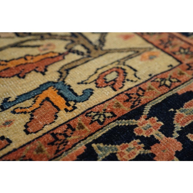 Traditional Late 19th Century Antique Farahan Rug 4'3'' X 6'11'' For Sale - Image 3 of 8