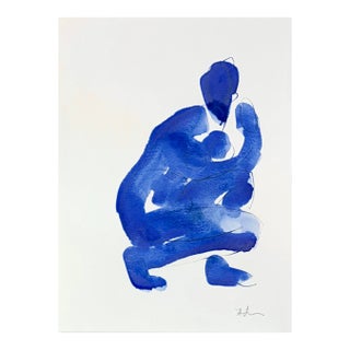 Blue Gesture No 19 For Sale