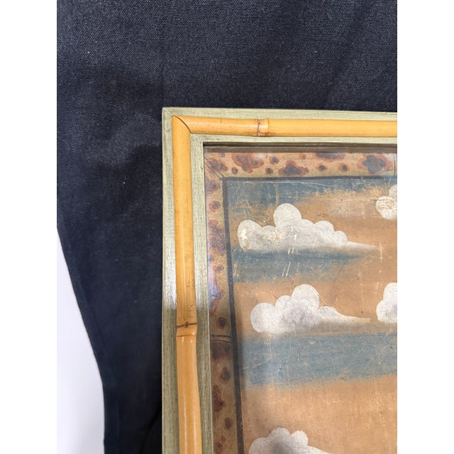 18th Century 18th Century, Chinese Export Qing Pith Painting of Court Ladies *Stair & Co* For Sale - Image 5 of 12
