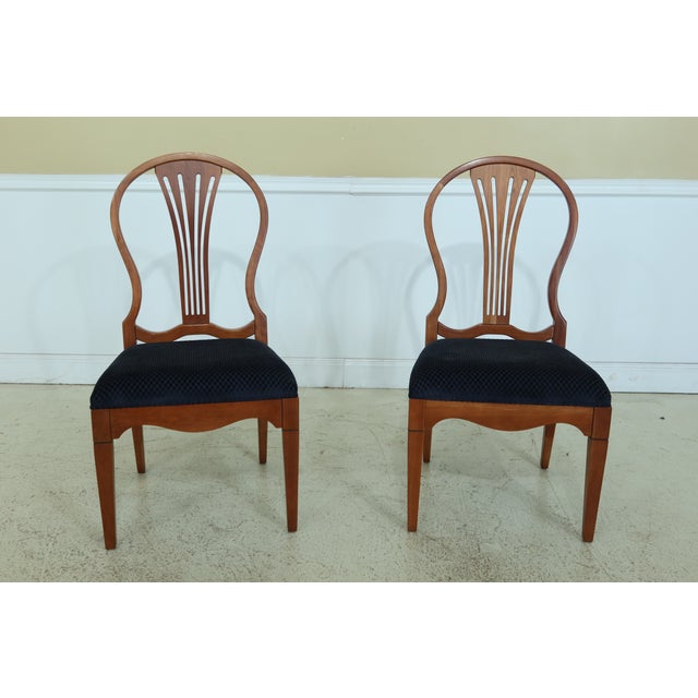 Set of 6 Harden Solid Cherry Dining Room Chairs Chairish