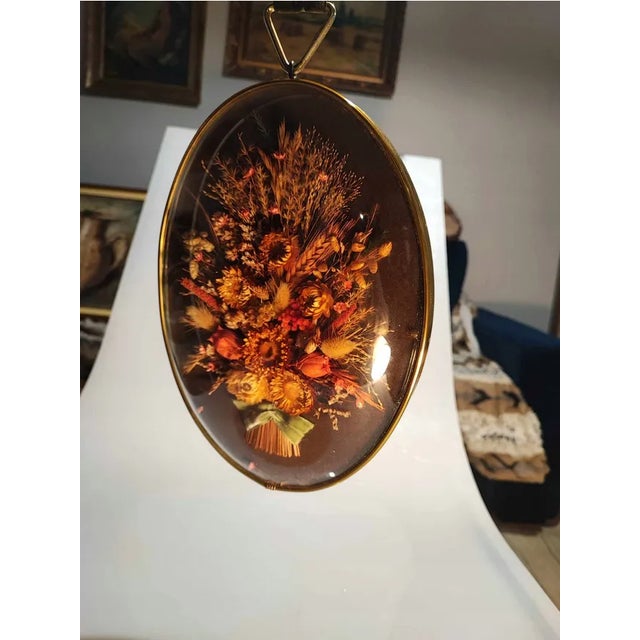 Flowers Behind Convex Glass, 1960s-1970s For Sale - Image 4 of 9