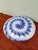 Mid-Century Modern Blue and White Murano Glass Ceiling Light, Italy, 1970s For Sale - Image 3 of 16