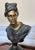 Metal Pair of Bronze and Marble Greek Bust For Sale - Image 7 of 8
