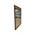 Vintage Mid-Century Modern Solid Wood Wall Mirror With Woven Cane Accent. For Sale - Image 4 of 6
