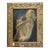 MCM Oil Painting, Beauty W Bird, 17.5x21 W Frame For Sale