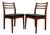 Pair Vintage Mid Century Modern Dining Chairs For Sale