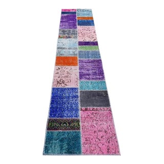 Ethnic Oushak Vintage Runner For Sale