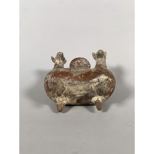 Ceramic Amlash Terracotta Zoomorphic Terracotta Vase Zoomorphic Archaeology For Sale - Image 7 of 9