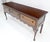 Queen Anne Kittinger Solid Mahogany 3 Massive Drawers Queen Anne Sideboard Credenza MINT For Sale - Image 3 of 16