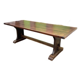 Stunning French Farmhouse Table W/ Matching Benches For Sale