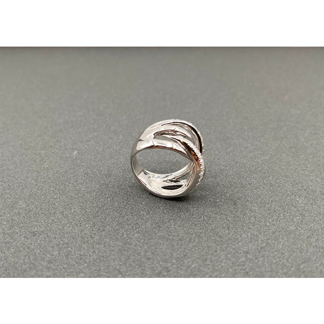 0.53 Ct Diamond Fashion Ring Size 6 For Sale - Image 4 of 6