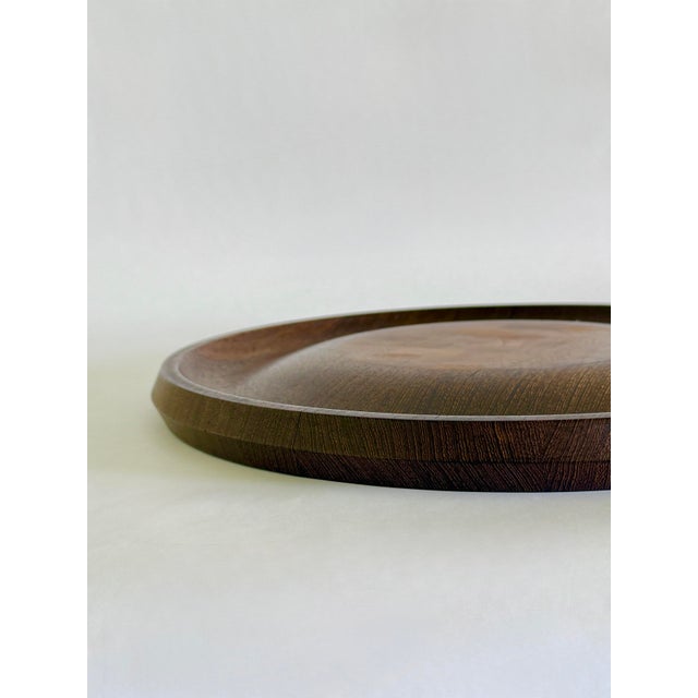 Dansk 1960s Dansk Rare Woods Wenge & Teak Reversible Serving Board, Jens Quistgaard Design For Sale - Image 4 of 8
