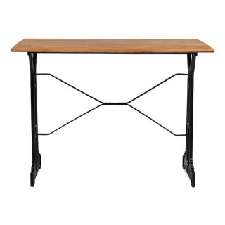 Cast Iron Bistro Table, Tan, France, Early 20th Century For Sale