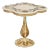 Italian Florentine Style Marble Top Pedestal Occasional Table For Sale