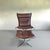 Set of Brown High-Backed Falcon Chair with Ottoman by Sigurd Resell For Sale - Image 4 of 10