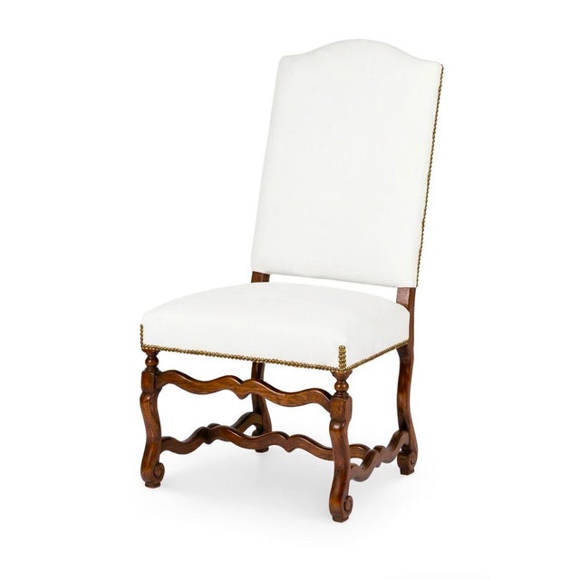 Alfonso Marina Ebanista Louis XIII Style Gallatin Dining Chair - 1 of 6 Available.