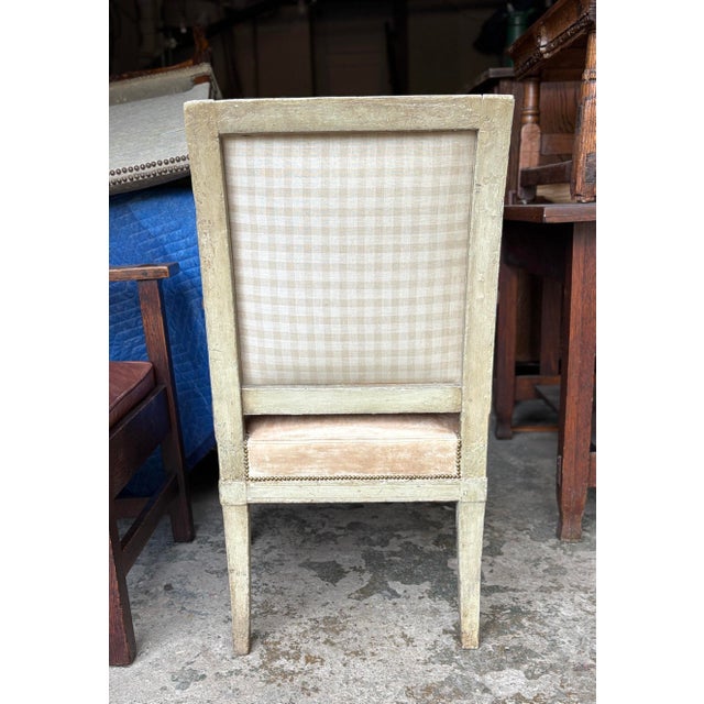 Early 19th Century Antique French Louis XVI Fauteuil Arm Chair For Sale - Image 5 of 9