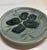 1990s Handmade Faux Oyster Plate Nerikomi Agateware Celadon Crackle Glaze Coastal Studio Pottery 9” For Sale - Image 10 of 11