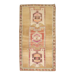 Zabihi Collection Geometric Tribal Turkish Gallery Runner