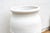 Tall Mediterranean Style White Terracotta Planter For Sale - Image 4 of 9