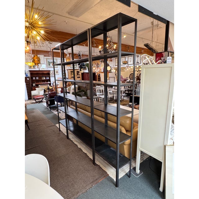 Industrial Metal Shelving Unit For Sale In San Francisco - Image 6 of 12