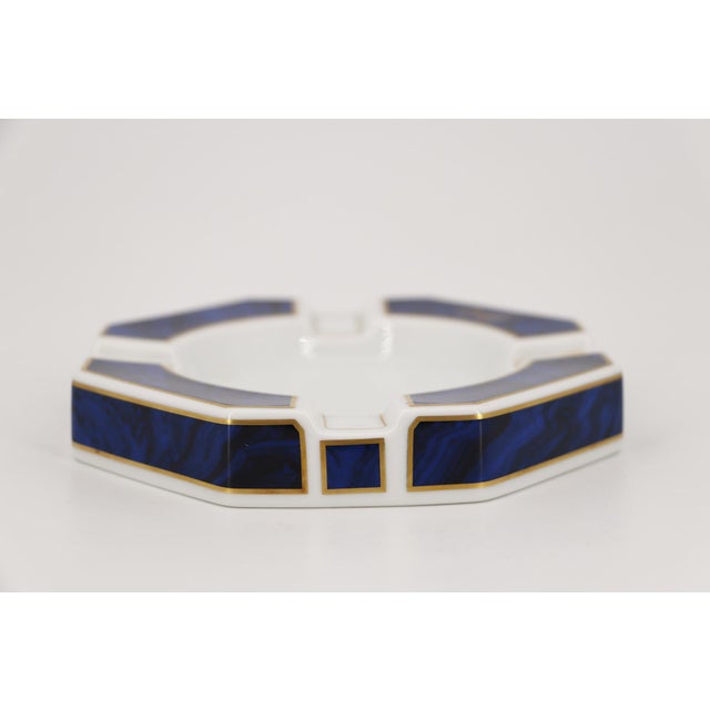 Davidoff Blue Ashtray, Hutschenreuther Porcelain, Germany For Sale - Image 4 of 12