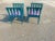 1980s Vintage Eliel Saarinen "Blue" Chairs- A Pair. For Sale - Image 5 of 12