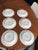 Blue Italian Hand-Crafted Luncheon/Dessert Plates in Blue & White by Ceramiche Bizzirri-Set of 6 For Sale - Image 8 of 10