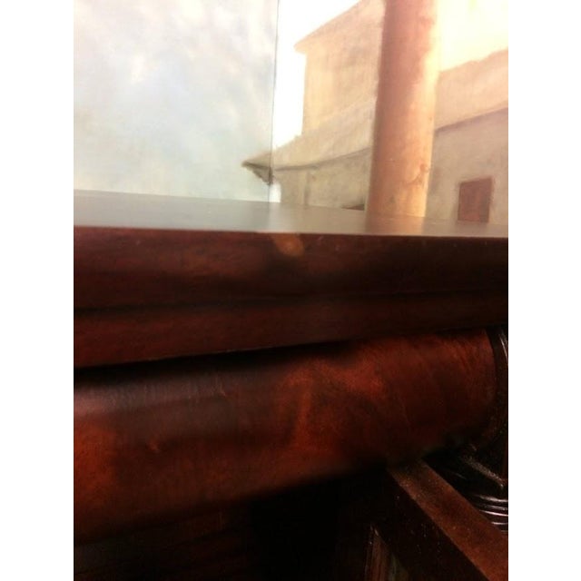 Antique Mahogany Bookcase, Empire Revival Bookcase For Sale - Image 9 of 17