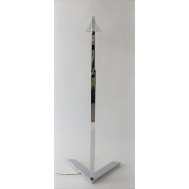 Floor Lamp Casella Style Adjustable Chrome For Sale In Miami - Image 6 of 12
