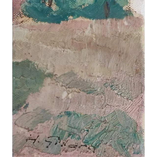 Henri Vincent Gillard, Chaîne de montagnes, Oil on Canvas For Sale - Image 3 of 9