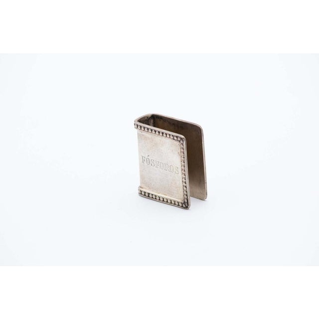 Plain Silver Matchbox Frame, in Good conditions. Designed 1920 to 1949