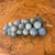 Metal Mid-Century Italian Onyx Grapes – Blue-Green Stone Fruit For Sale - Image 7 of 12
