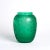 Lalique Green Glass Biches Vase This vase measures: 5.5 wide x 5.5 deep x 6.75 inches high and is in Great Vintage...