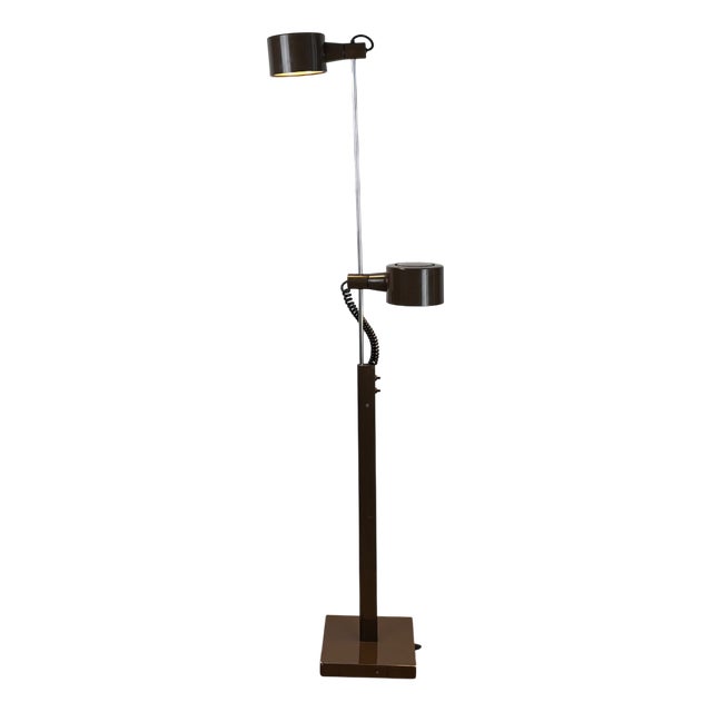 Vintage Floor Lamp by Ronald Homes for Conelight Twinlight, 1970s For Sale