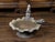 Mid-Century Modern English Midcentury Lead Bird Bath Depicting a Shell with Squirrel and Bird For Sale - Image 3 of 10