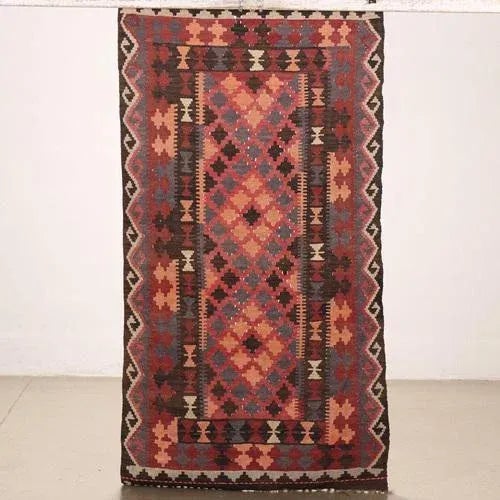 Vintage Kilim Rug, Turkey For Sale - Image 6 of 11
