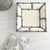 Italian Fret Rim Tray — Italian Hand-Painted Ceramic, Bamboo Motif, Gray For Sale - Image 3 of 5