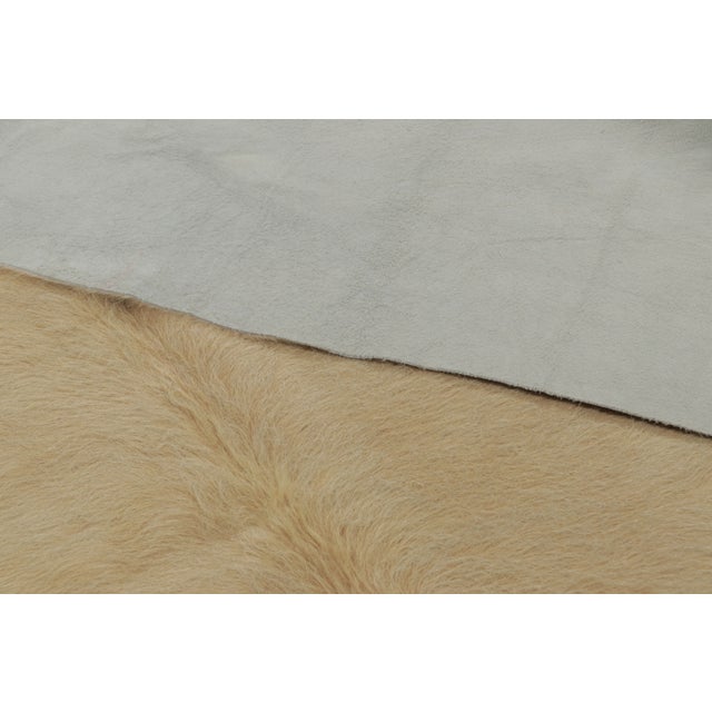 Rug & Kilim’s Contemporary Cowhide Rug in Soft Beige & Brown Tones For Sale - Image 9 of 9