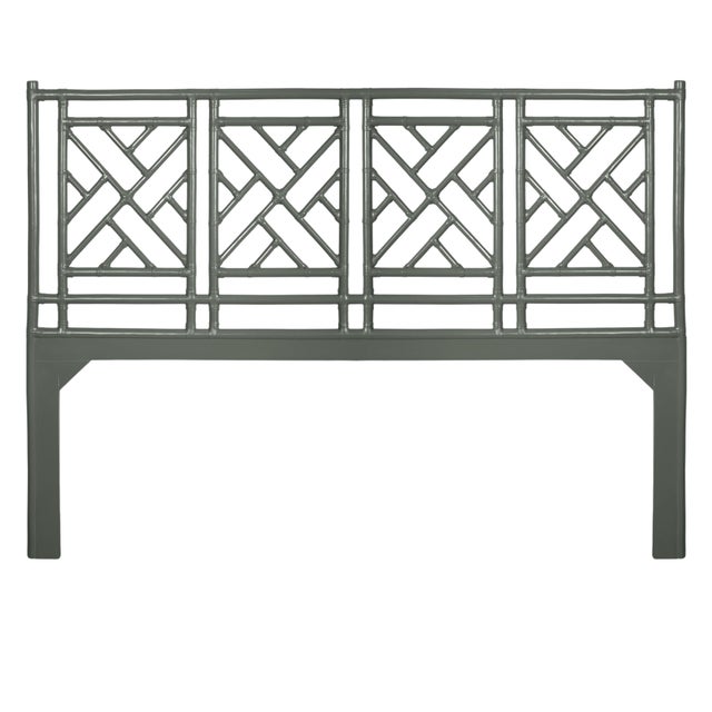 David Francis Chippendale Standard Bed California King - Evergreen For Sale - Image 4 of 11