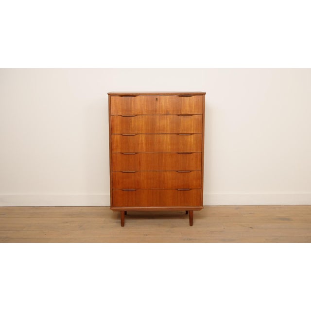 Vintage Danish Teak Chest of Drawers For Sale - Image 12 of 12