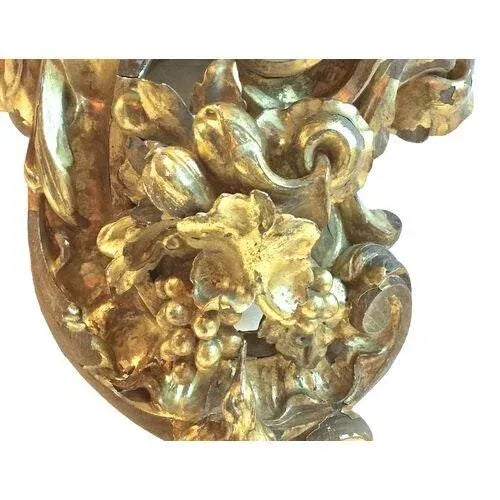 Antique Florentine Gilt Wall Bracket For Sale In Atlanta - Image 6 of 6